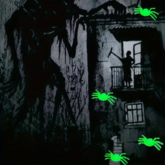 20pcs Glow in the Dark Halloween Spiders Festive Plastic Toys