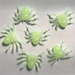 20pcs Glow in the Dark Halloween Spiders Festive Plastic Toys
