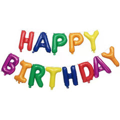 3D 40 Happy Birthday Banner Mylar Foil Letters Inflatable Party Decor