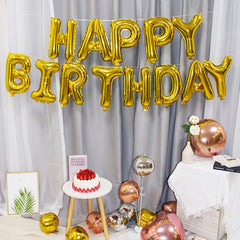 3D 40 Happy Birthday Banner Mylar Foil Letters Inflatable Party Decor