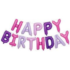 3D 40 Happy Birthday Banner Mylar Foil Letters Inflatable Party Decor