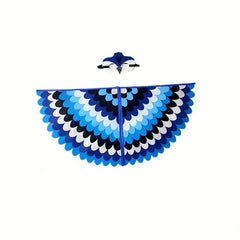 Kids Owl Cartoon Animal Costume Cosplay Bird Wings Cape