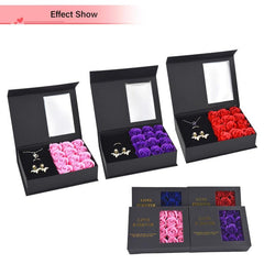 Rose Flower Jewelry Box - Perfect Gift for Mom