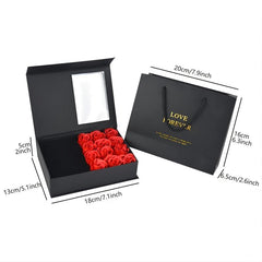 Rose Flower Jewelry Box - Perfect Gift for Mom