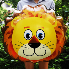 3pcs 24 Animal Head Balloons for Forest Animal Parties & Kids