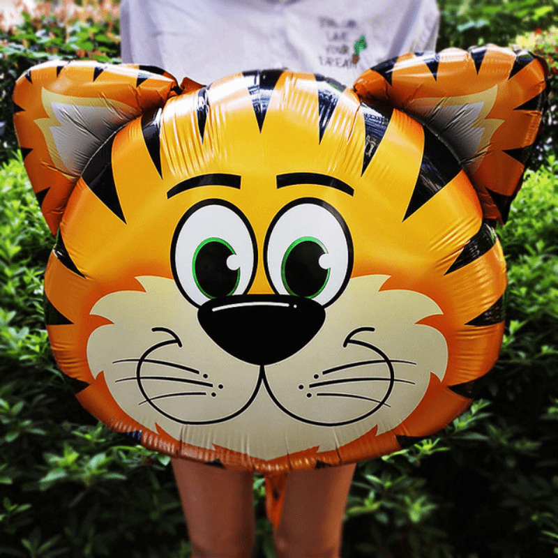 3pcs 24 Animal Head Balloons for Forest Animal Parties & Kids