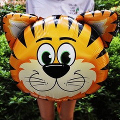 3pcs 24 Animal Head Balloons for Forest Animal Parties & Kids