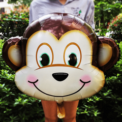 3pcs 24 Animal Head Balloons for Forest Animal Parties & Kids