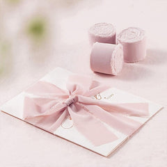 Pink Chiffon Ribbon for Gift Decoration Party