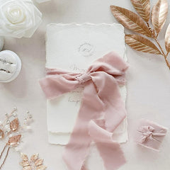 Pink Chiffon Ribbon for Gift Decoration Party