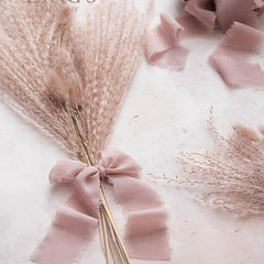 Pink Chiffon Ribbon for Gift Decoration Party