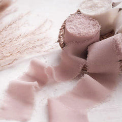 Pink Chiffon Ribbon for Gift Decoration Party