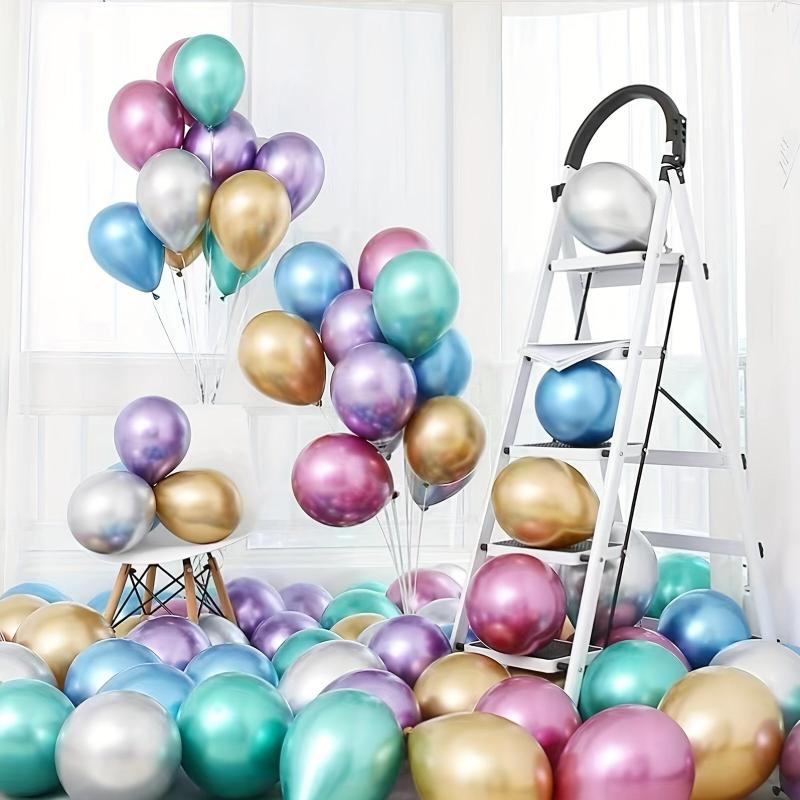 50pcs Metallic Balloon Party Decoration Set