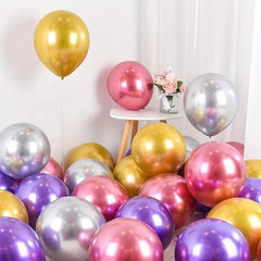 50pcs Metallic Balloon Party Decoration Set