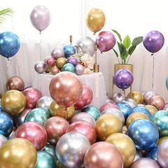50pcs Metallic Balloon Party Decoration Set