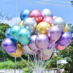 50pcs Metallic Balloon Party Decoration Set