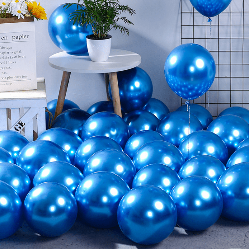 20pcs 12 inch Metal Transparent Five pointed Star Balloon Set