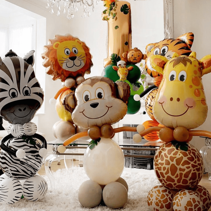 4D Animal Balloon Set - Bring the Forest to Life at Parties