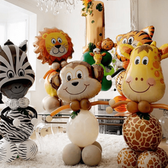 4D Animal Balloon Set - Bring the Forest to Life at Parties