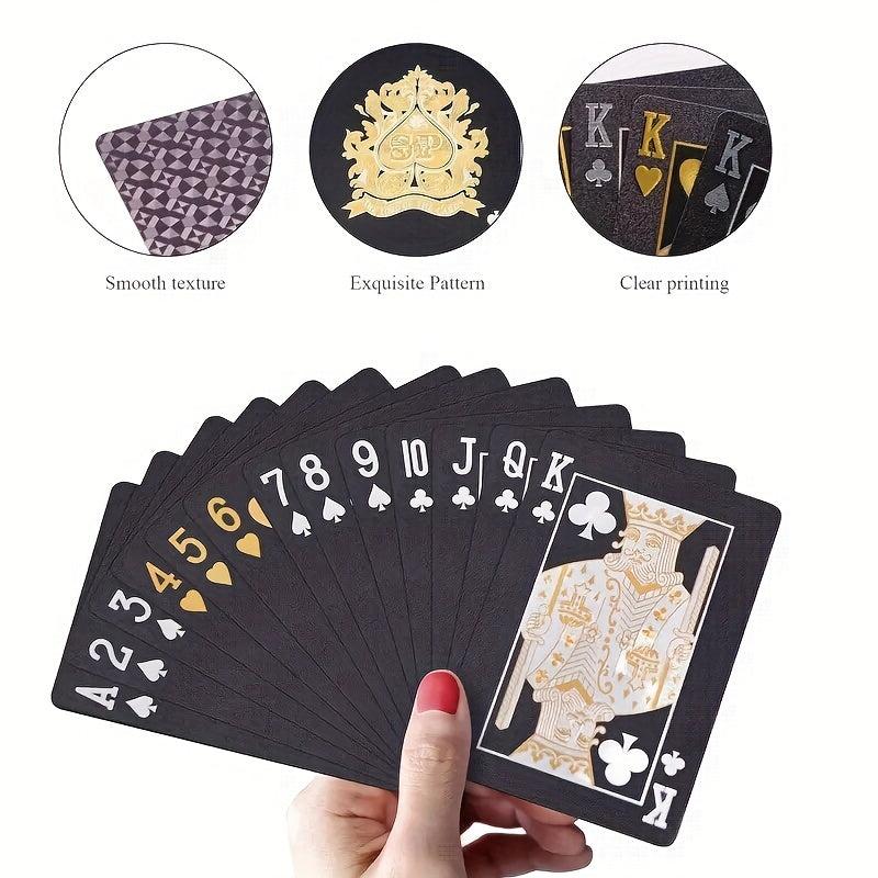 Waterproof PVC Magic Playing Cards Solitaire Deck Of Cards