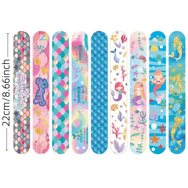 12pcs Mermaid Clapping Rings for Parties & Prizes