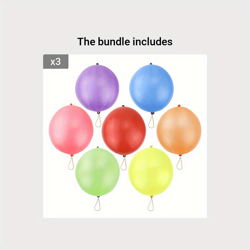 25pcs Punch Balloons - Bounce Balloons for Party & Outdoor Toys