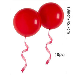 10pcs 8-inch Multicolor Latex Balloons for Parties and Celebrations