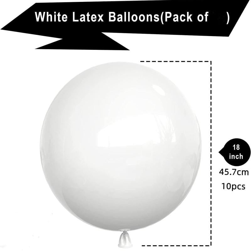 10pcs 8-inch Multicolor Latex Balloons for Parties and Celebrations