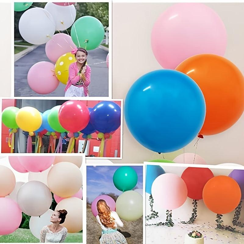 10pcs 8-inch Multicolor Latex Balloons for Parties and Celebrations