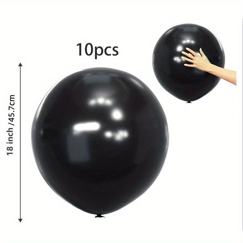 10pcs 8-inch Multicolor Latex Balloons for Parties and Celebrations