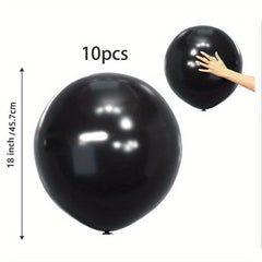 10pcs 8-inch Multicolor Latex Balloons for Parties and Celebrations