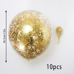 10pcs Confetti Balloons for Birthday Party Decorations