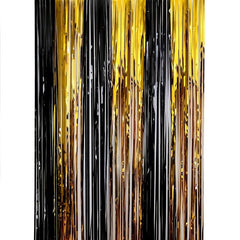 2pcs Rain Silk Curtains for Holiday Decorations & Parties