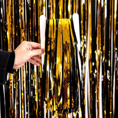 2pcs Rain Silk Curtains for Holiday Decorations & Parties