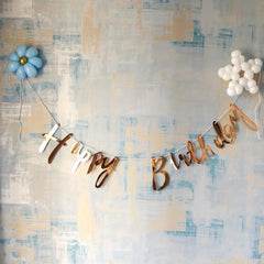 Happy Birthday Banner Flag For Party