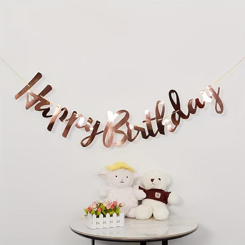 Happy Birthday Banner Flag For Party