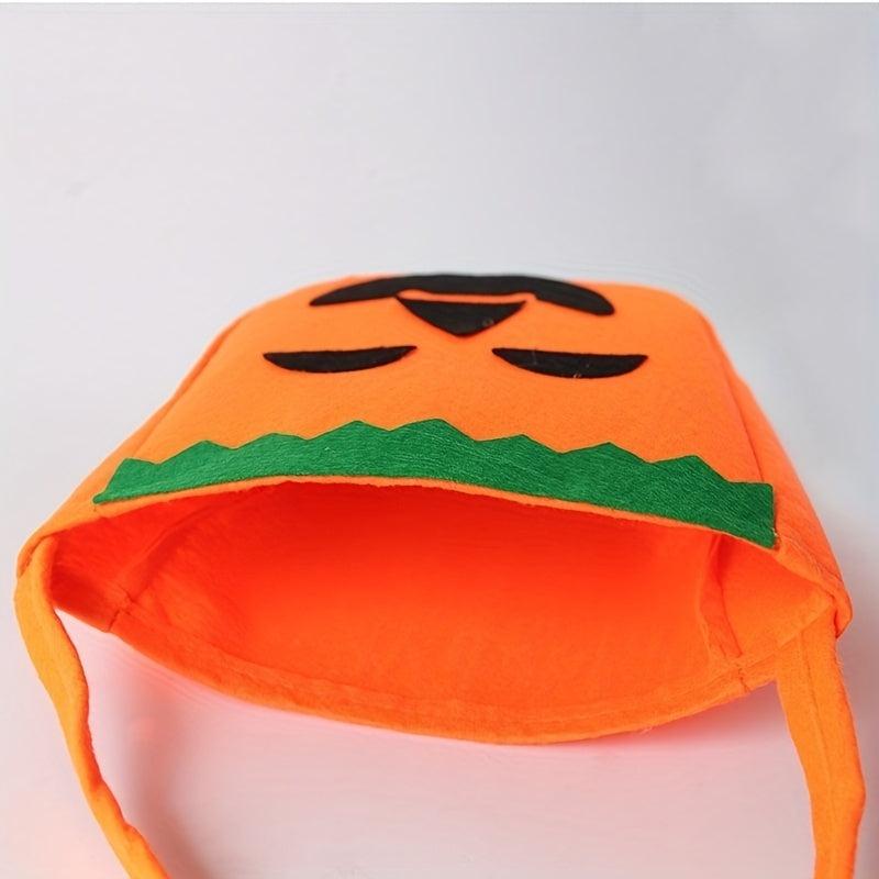 Halloween Pumpkin Portable Non Woven Candy Bag