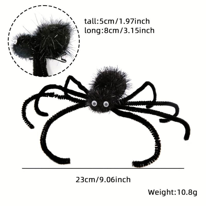 Spider Hairpin for Halloween Party Dress Up