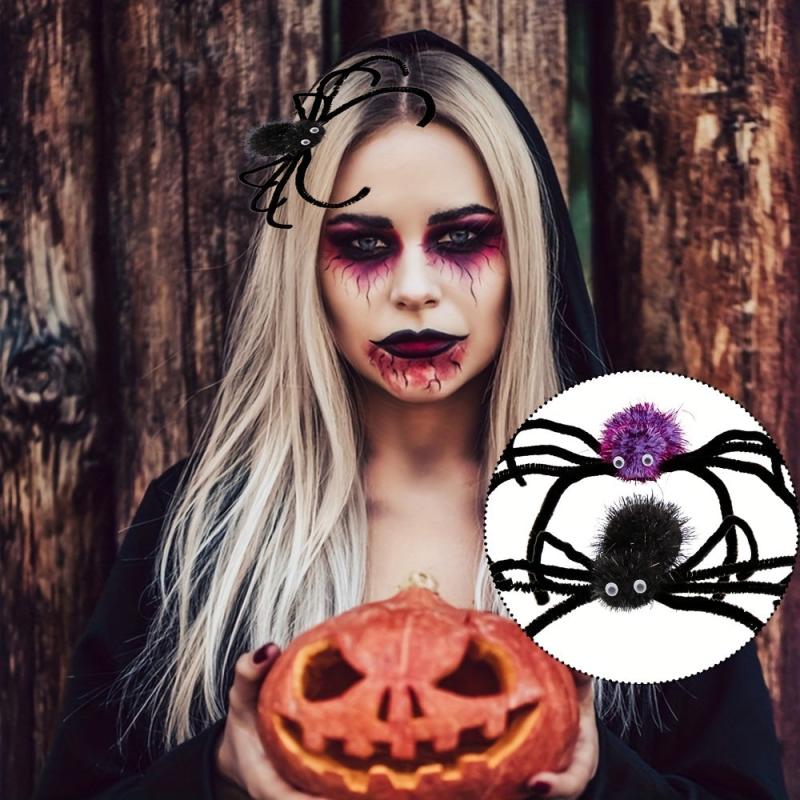 Spider Hairpin for Halloween Party Dress Up