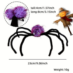 Spider Hairpin for Halloween Party Dress Up