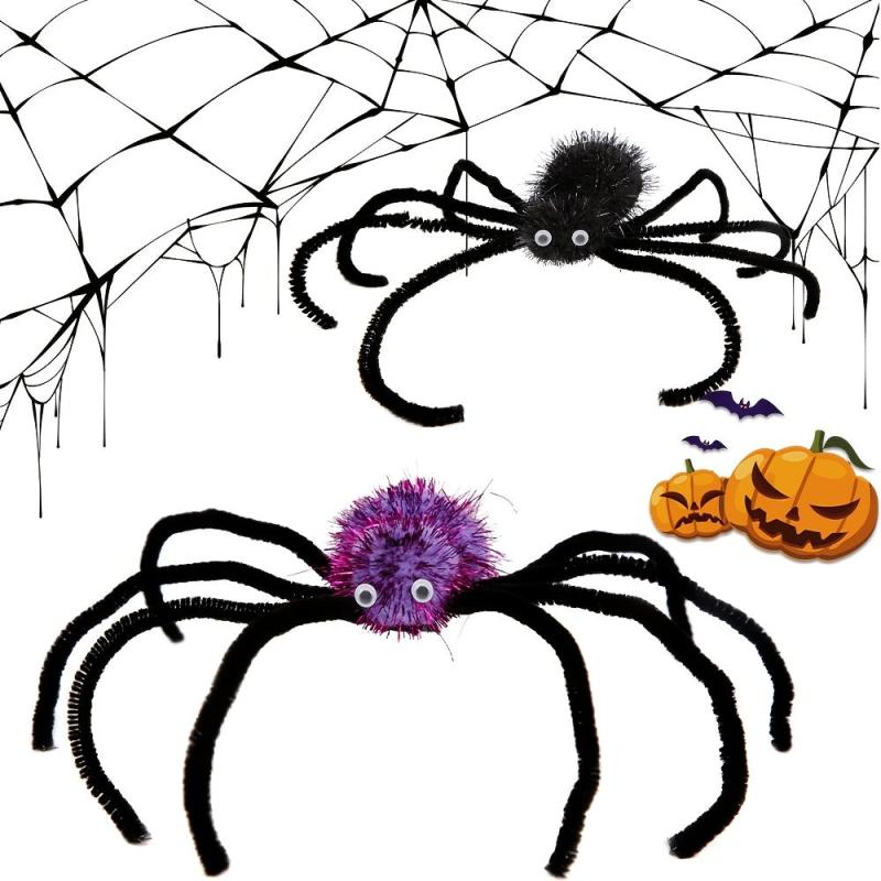 Spider Hairpin for Halloween Party Dress Up