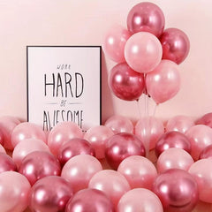 24pcs Pink Balloon Sets for Parties