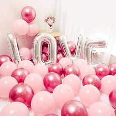 24pcs Pink Balloon Sets for Parties