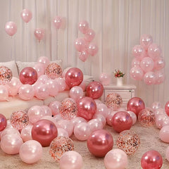 24pcs Pink Balloon Sets for Parties
