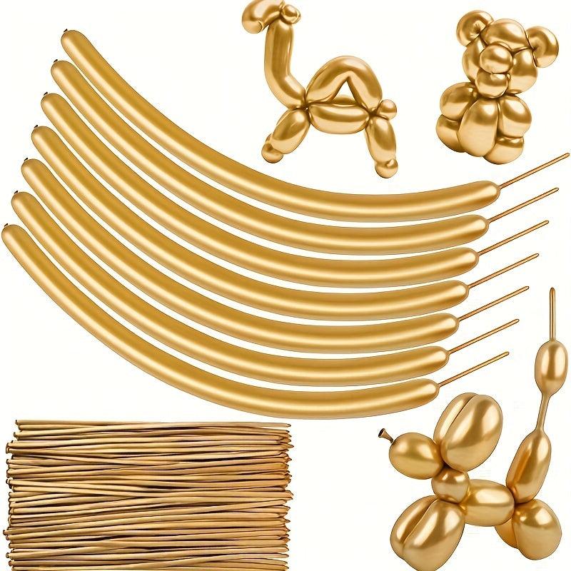 20pcs 127cm Metal Strip Balloons for DIY Woven Decorations