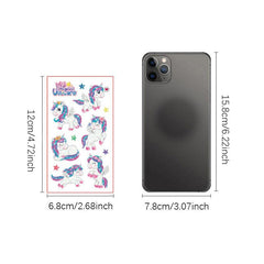 10pcs Kids Unicorn Glitter Tattoo Stickers Party Temporary Fun Stickers