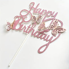 13pcs 3D Hollow Butterfly Cake Toppers for Birthdays