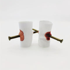 Finger Piercing Nails Fake Nail Props Halloween Props