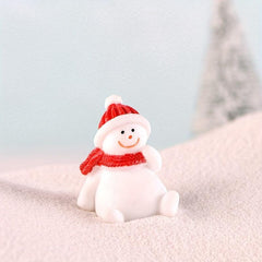 7pcs Micro Christmas Landscape Set for Party Decor