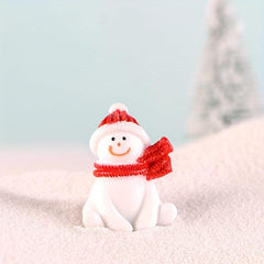 7pcs Micro Christmas Landscape Set for Party Decor
